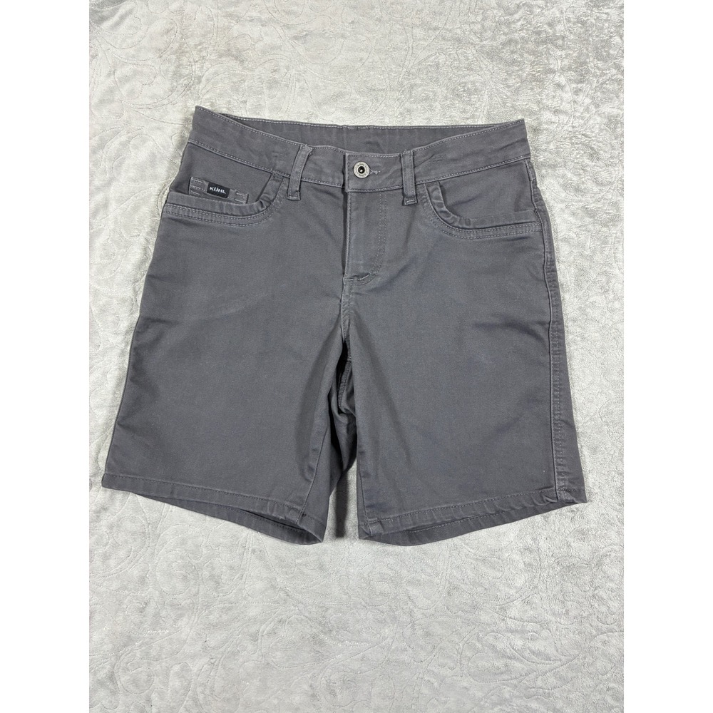 KUHL Womens Hiking Shorts Kontour Size 4 Outdoor Trails Climbing Stretch Cotton